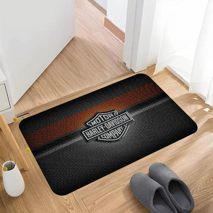 Motorcycle H-Harley D-Davidson Door Mat Kids Room Bedroom Decoration Balcony Anti-Slip Doormat Living Room Doormat Area Rug