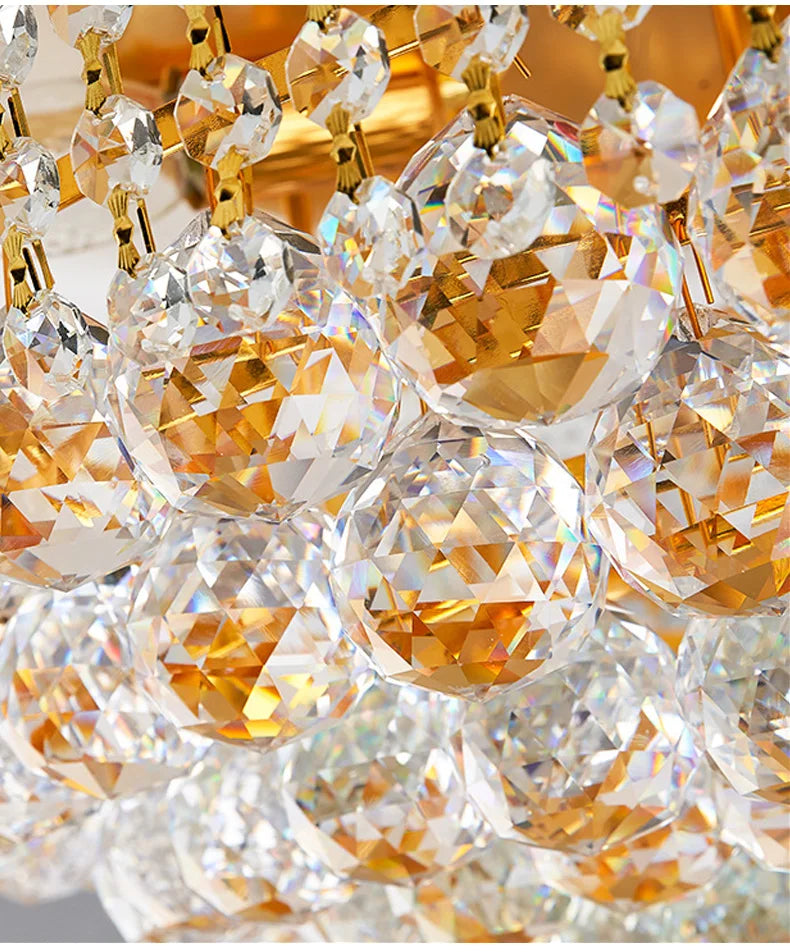 Luxury Crystal Led Ceiling Lights for Living Room Modern Ceiling Chandelier Dining Room Chandeliers Lighting Lamps Ceilings Lamp