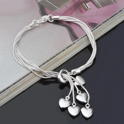 925 Sterling Silver Bracelet Woman Vintage Luxury Original Jewelry Accessories Fashion Designer Party Wedding Jewelry Gifts 2025
