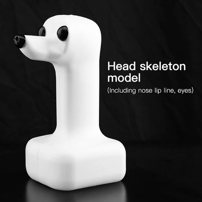 Fenice Pet Simulation Hair Grooming Fake Dog Model Practice Dog Standard Skeleton Model Dog Full Body Fake Hair