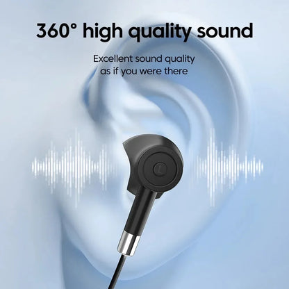 KEBIDUMEI Bluetooth 5.4 Headphones with Screen Neckband Earphones Wireless Headsets HiFi Stereo Sports Earbuds Support TF Card