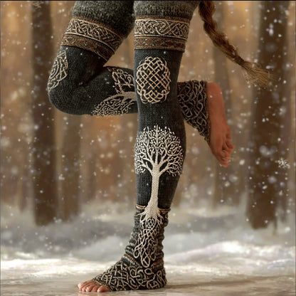 Women's Snow Wolf 3D Print Stretchy Workout Leggings Slim Tights Sexy Yoga Pants Trendy Fashion Clothes