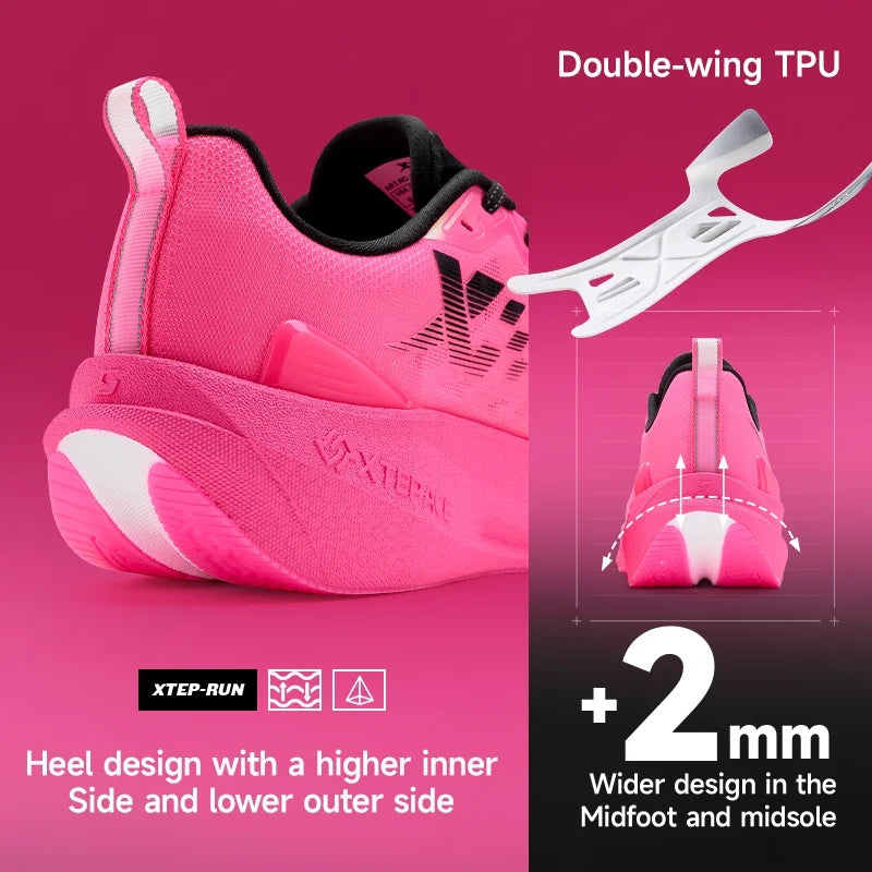 XTEP 2000km 5.0 Professional Marathon Running Shoes Cushioned Breathable Lightweight Youth Sports Shoes 874119110023