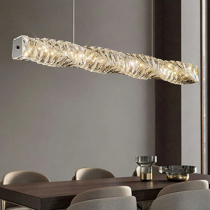 Luxury K9 Crystal Chandelier Dimmable Ceiling LED Pendant Lights Home Living Room Bedroom Indoor Atmosphere Decorative Lighting