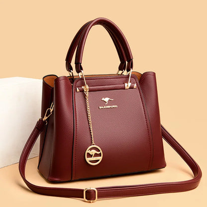 2024 Luxury Women Designer 3 Layers Shoulder Crossbody Sac Ladies Large Capacity Leather Handbags Shopper Brand Messenger Totes