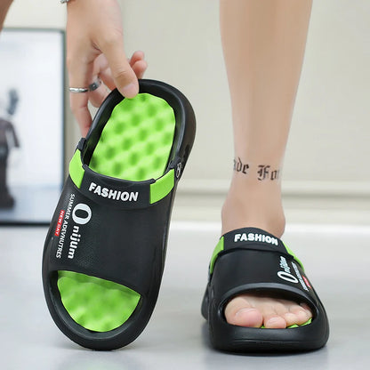 Men Sandals New Summer EVA Soft-soled Platform Slides Slippers Indoor Outdoor Walking Beach Shoes Flip Flops Mens Shoes