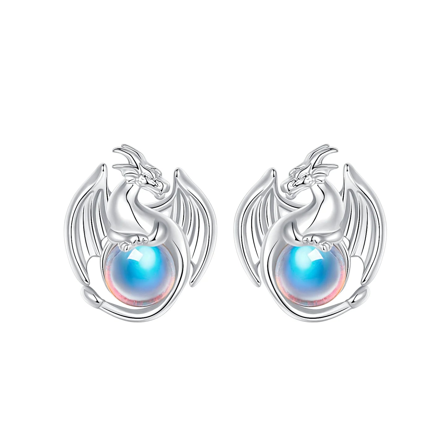 Original 925 Sterling Silver Luxury Bow Flower Shaped Clover Rose Pendant Earrings Elegant Mature Women Delicate Jewelry Gift