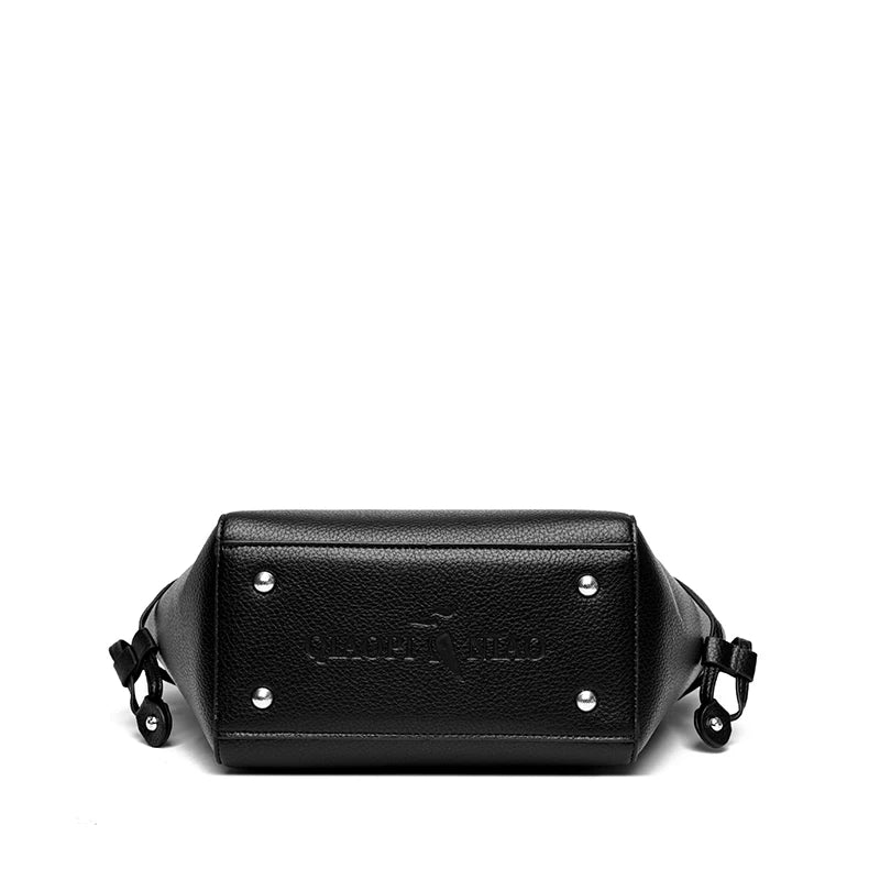 Luxury Brand PU Leather Shoulder Bags Women Fashion Large Capacity Handbag Elegant Crossbody Purse For Ladies Casual Office Tote