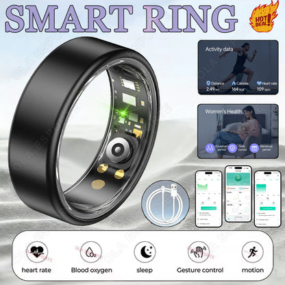 2026 Smart Ring New Technology free gifts Couple Ring for Women Men  Waterproof Sport Rings Heart Rate Pressure Monitor All Size