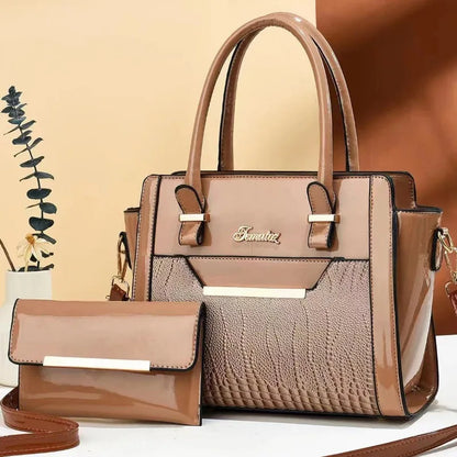 Brand Ladies Shoulder Bag 2 Piece Set Luxury Handbags Women Bags Designer Hand Bags for Women 2025 New Crossbody Sac