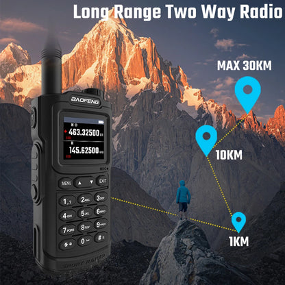 Baofeng Walkie Talkie UV-G30 Pro V1 10W Four Bands Long Range Portable Ham Radios Copy Frequency Waterproof 2-Way Radio Ham 2026