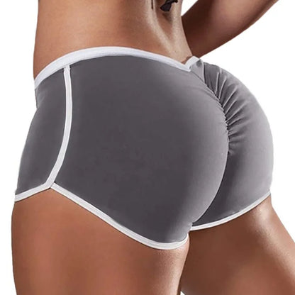 High Waist Sexy Women's Sports Shorts Athletic Gym Workout Fitness Yoga Leggings Briefs Solid Breathable Short Pants Female