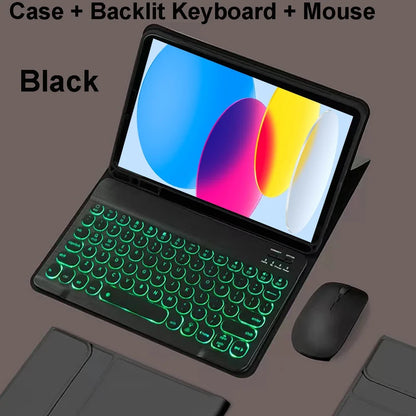 For iPad 11th Case Generation 11 Inch A16 2025, Bluetooth keyboard Covers For Apple iPad 11th Case 2025 Funda