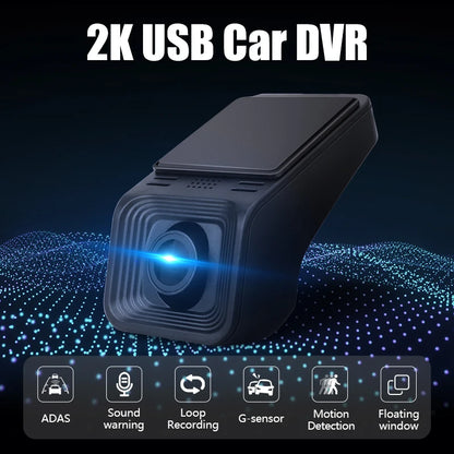 Vtopek 2K ADAS USB Car DVR HD Driving Recorder For Android Multimedia Radio Player Head Unit Dash Camera ADAS Recorder G-Shock