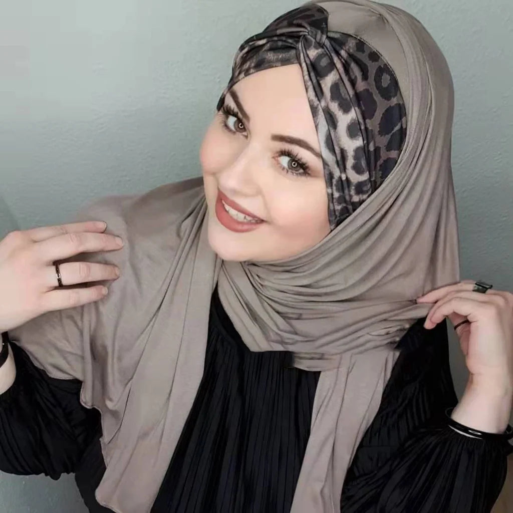 Muslim Modal Scarf Silk Abaya Hijab Islamic Jersey Hijabs For Woman Abayas Dress Turbans Crinkle Turban Instant Arabic Head