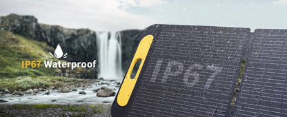 VTOMAN VS400W Foldable Solar Panel 40.32V High Efficiency Portable Solar Charger for Outdoor Power Station