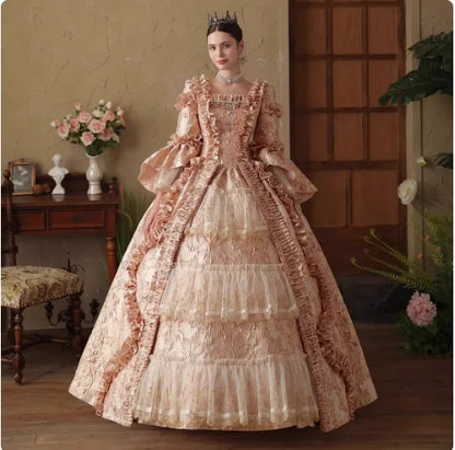 Lolita's Pink French Travel Palace Performance Dress, British Performance Dress
