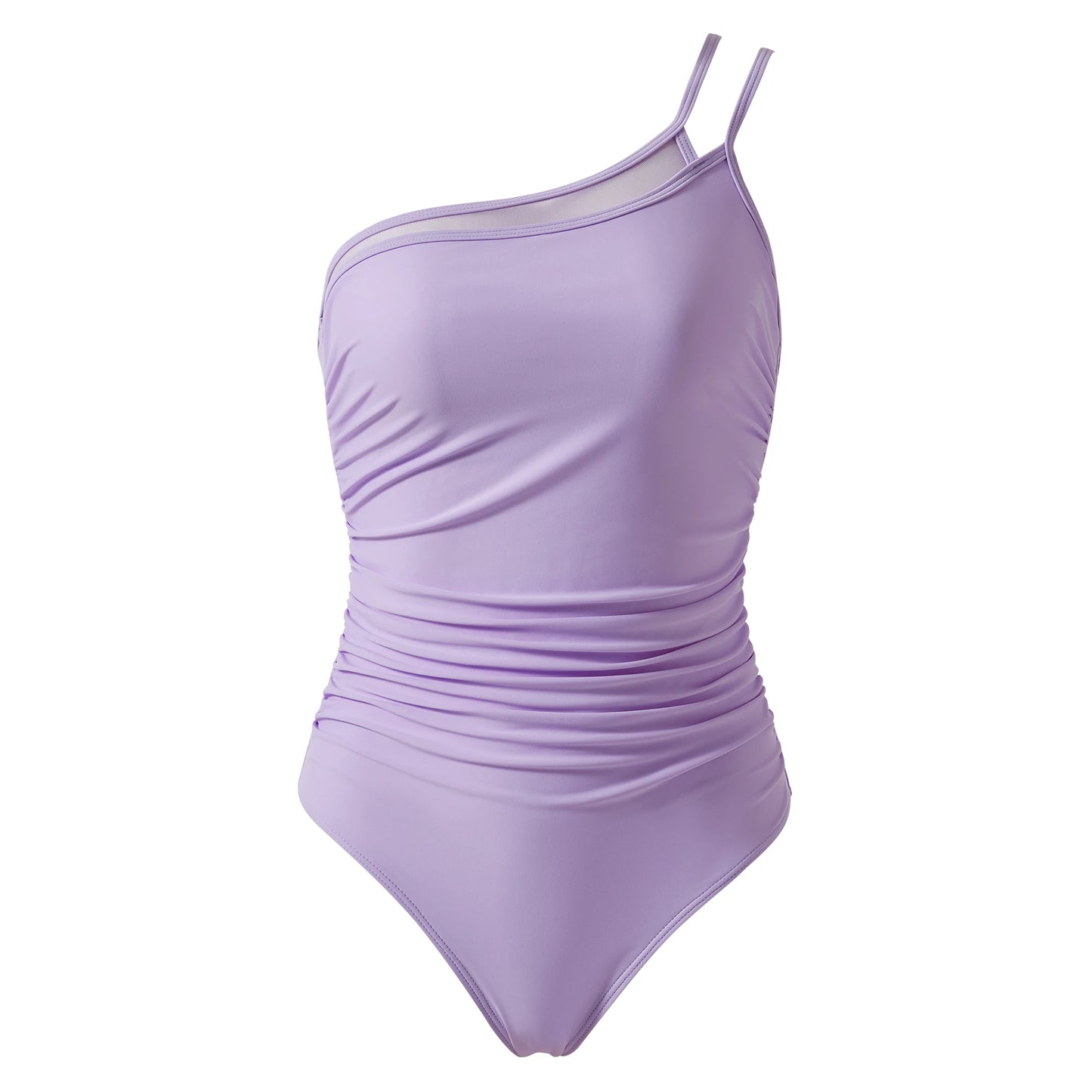 One-shoulder One-piece Swimsuit For Women Patchwork Swimsuit Push Up Bikini Swimwear Summer Beach Bathing Suit 2026 New
