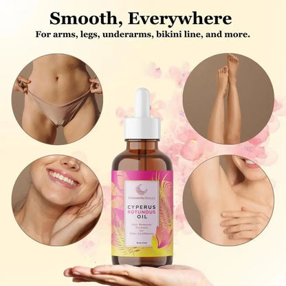 Caramela Beauty Oil for Hair Removal Soft Smooth Skin Care Deep Hydration Anti Hair Growth Inhibition After Shave Oil