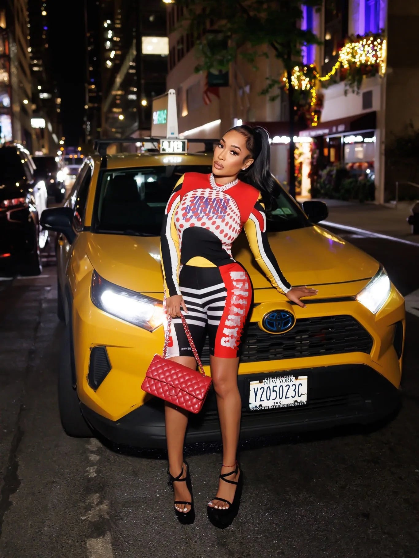 STYLISH LADY Y2K Letter Print 2 Piece Outfit 2026 Summer Women Long Sleeve Top + Biker Shorts Pants for Nightclub & Streetwear