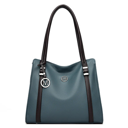 Soft Leather Luxury Handbags Women Bags Designer Shoulder Sac Ladies Large Capacity Top-Handle Bags Shopping Tote Bag Sac A Main