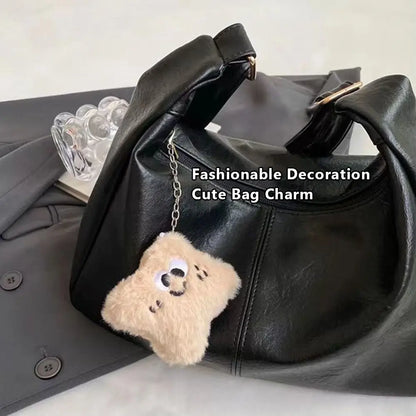 Trendy Slouchy Shoulder Bag for Women PU Leather Large Capacity Underarm Bag Retro Ladies Hobo Tote Bag