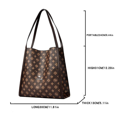 Genuine Brand High Quality Leather Casual Tote Luxury Handbags Women Bags Designer Shoulder Top-handle Bags for Women Sac A Main