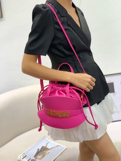 2026 New Fashion Square Diaper Bag Ladies Satchel Handbag Textured Leather Original Retro Crossbody Shoulder Purse Designer