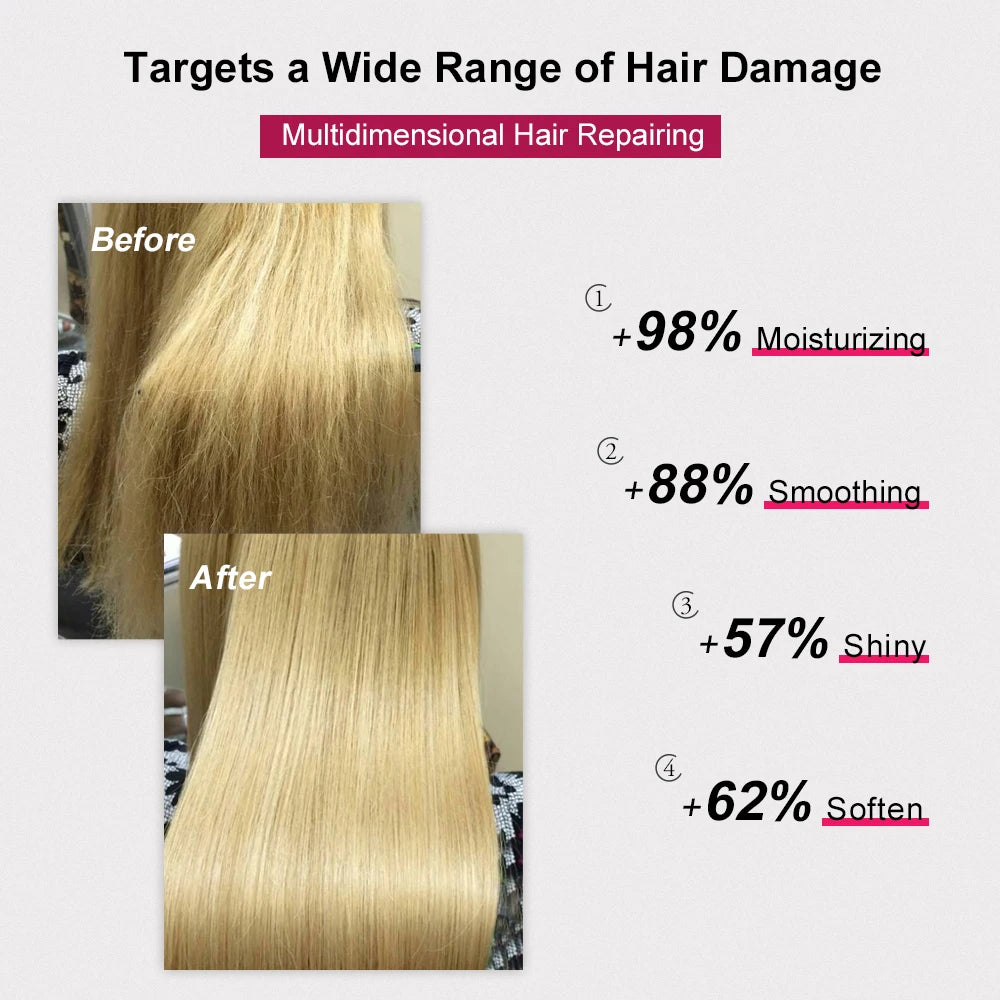 PURC Argan Oil + Coconut Oil Hair Mask Nourishing Smoothing Repair Damaged Hair Shine Soft Hair Treatment Hair Care
