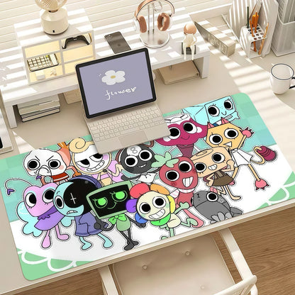 Game D-Dandys W-world Gourdy Mouse Pad Anti Slip Rubber Edge Locked Thickened Laptop Gaming Desk Mat