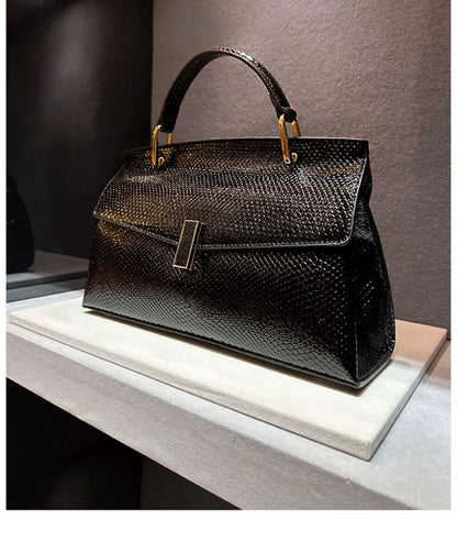 Luxury Designer Brand New High Quality Leather Handbags for Women Fashion Trend Snake Print Shoulder Bag сумка женская Hot Sale