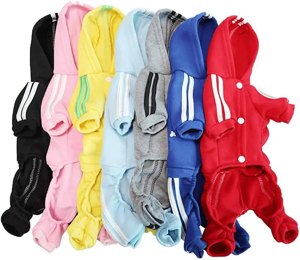 Spring Dog Jumpsuit Sports Suit for Small Dogs - Charming Pet Apparel for Chihuahua Terrier Beagle - Comfortable Clothing