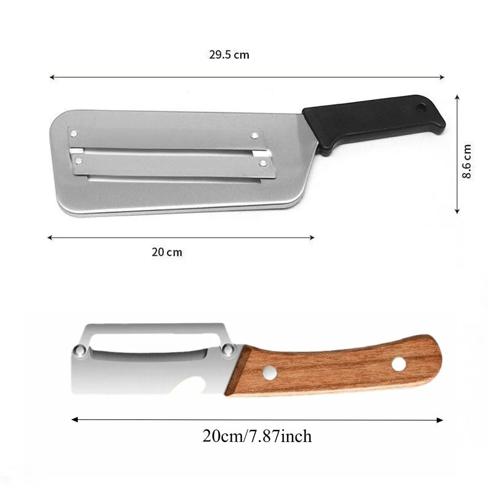 Kitchen Fruit Vegetable Processing Tool Peeler Stainless Steel Paring Knife Ergonomic Handle Portable Gadget for Daily Cooking