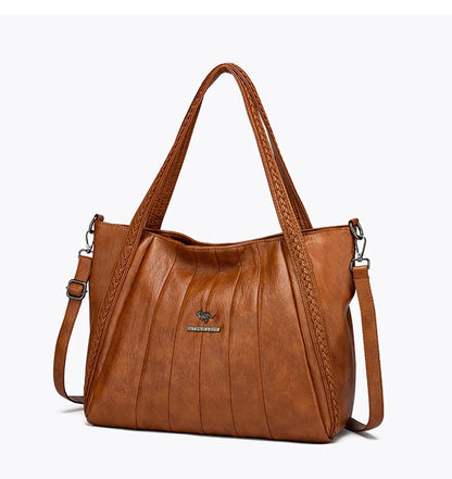 Genuine Brand Leather Women Handbag Luxury Designer Shoulder Crossbody Bags Ladies Purse Messenger Tote Bag Female Commuting Bag