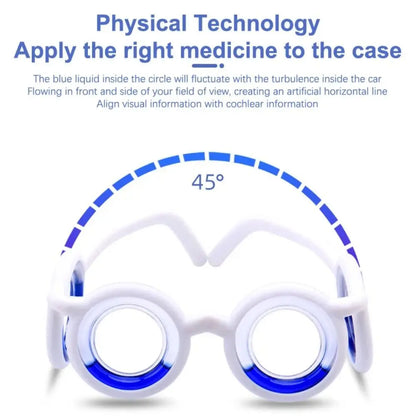 Anti Motion Sickness Anti-Nausea Smart Glasses Anti-Dizziness Eyewear Natural Nausea Relief Glasses for Kids Adults Carsickness