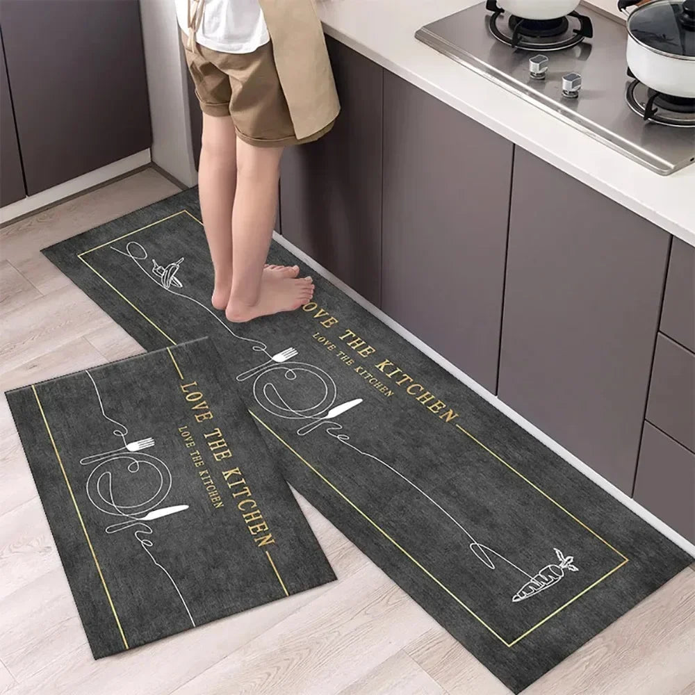 Non-slip Kitchen Carpets for Living Room Long Area Rug Kitchen Floor Mat Carpets Entrance Door Mat Hom