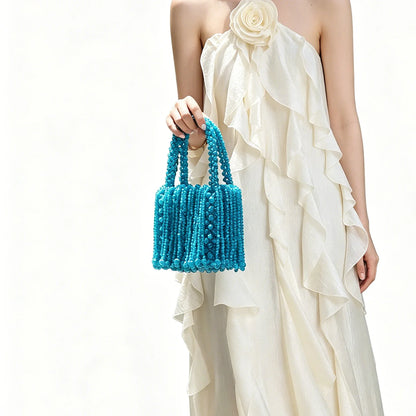 Purses and handbag luxury Designer Clutch purse handmade Pearl decoration Party Wedding Evening bag banquet bag