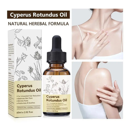 Natural Cyperus Rotundus Essential Oil Pure Plant Hair Removal Care Oil Smooth Skin Soothing Relax Body Massage Aromatherapy
