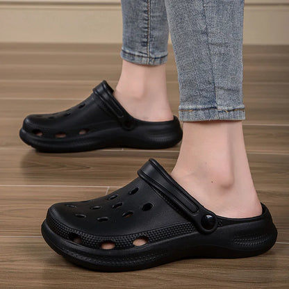 2026Summer Men Clogs Sandals Men's and Women's Leisure Slippers Beach Slides Home Garden Shoes Outdoor Sandals Plus Size46 47 48