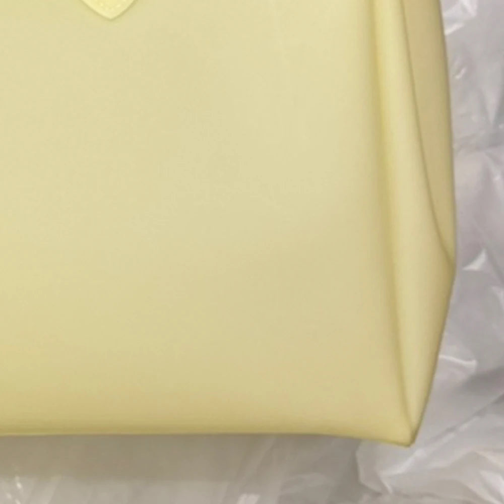 2026 Summer Y2K Women Jelly Bags PVC Plastic Waterproof Colorful Tote Bag Trendy Fashion Korean Vacation Beach Shoulder Bag