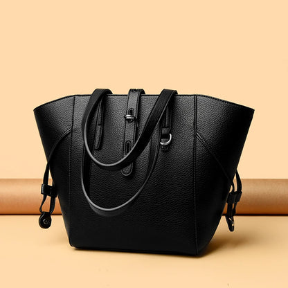 Luxury Brand PU Leather Shoulder Bags Women Fashion Large Capacity Handbag Elegant Crossbody Purse For Ladies Casual Office Tote