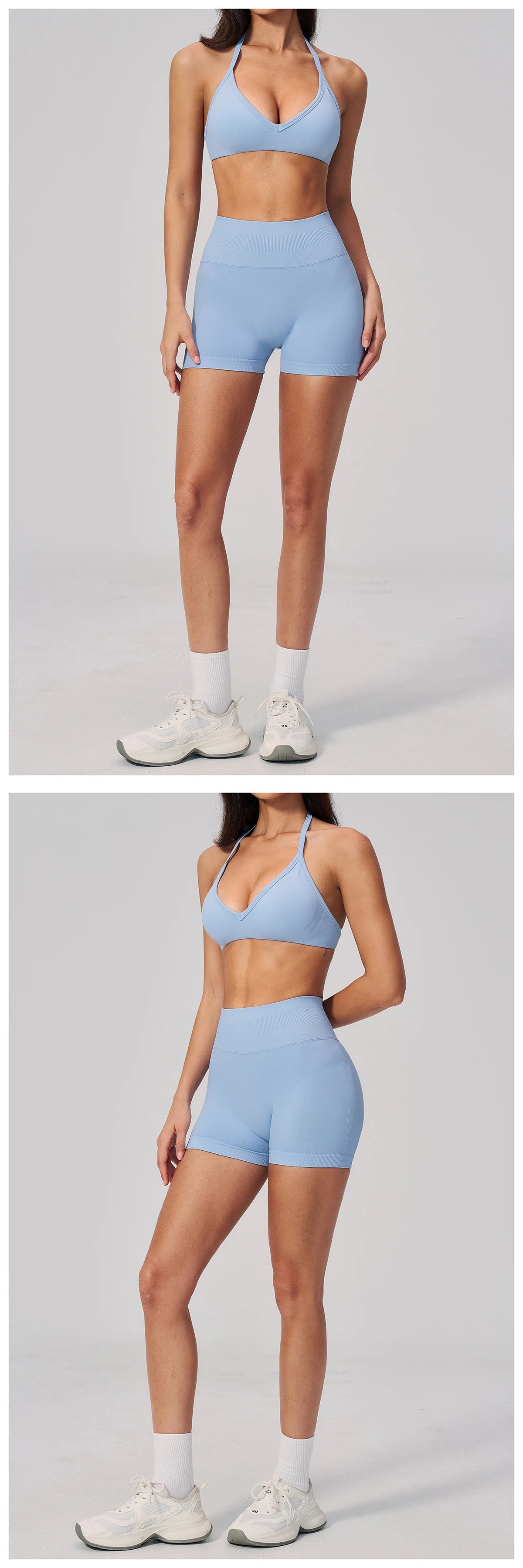 Fitness Suit 2PCS Women's Tracksuit Yoga Set Sports Outfits Gym Clothes Running Push Up Sportswear Female Workout Yoga Clothes