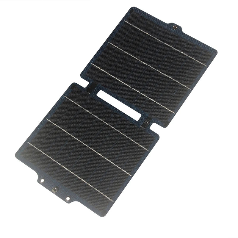 5V 10W ETFE Portable Foldable Solar Charge Panel USB/Type-C Output Foldable Solar Bag Fast Charging for Power Bank Phone Charge