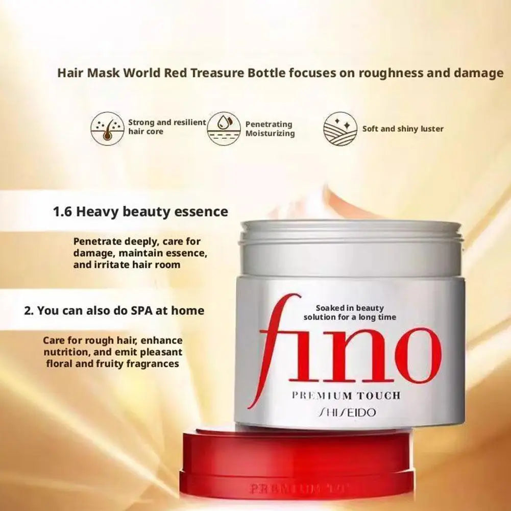 Fino Shampoo Conditioner 550ml Oil Control Volumizing Smooth Hair Mask Repair Dry Damaged Hair Moisturizing Nourishing Treatment