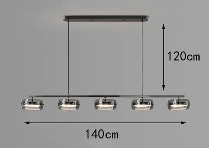 Nordic Home Decor Dining Room Pendant Lamp Lights Indoor Lighting Ceiling Lamp Hanging Light Chandelier Lamps for Living Room