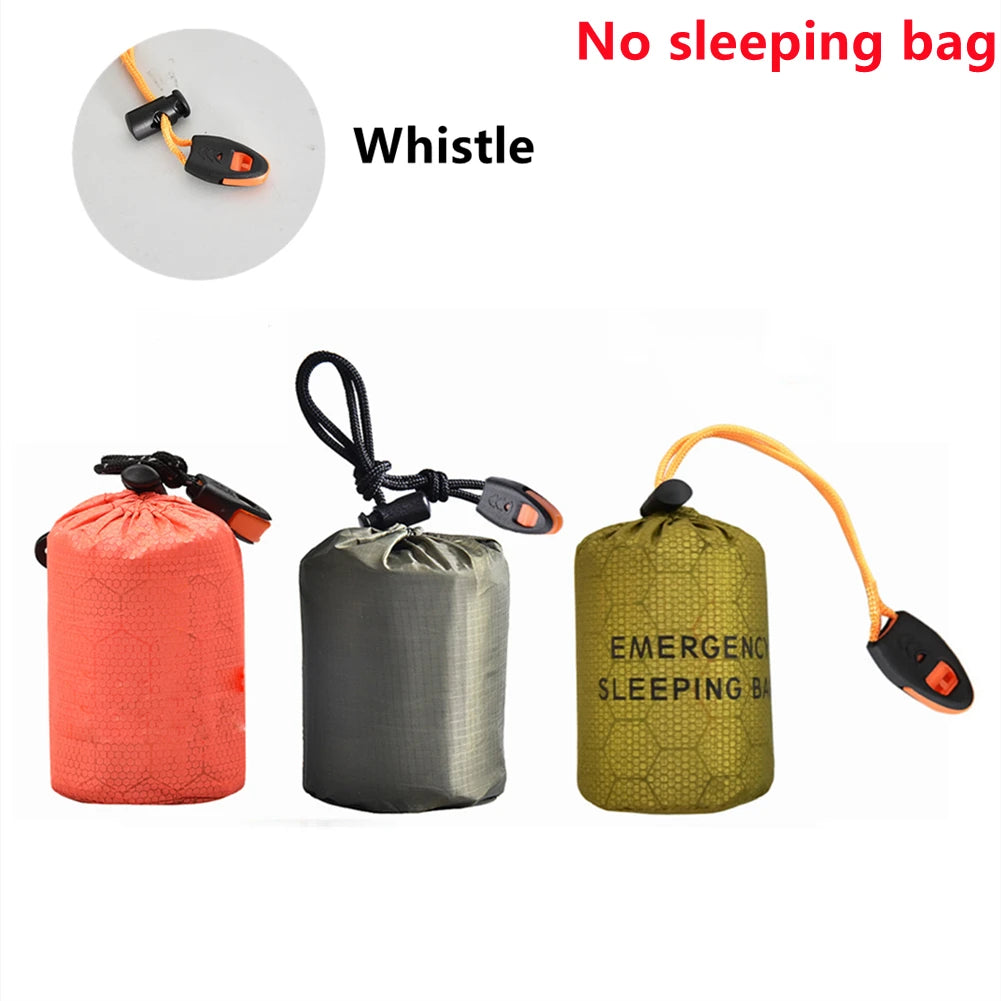 Survival Sleeping Bag Waterproof Thermal Bivy Sack For Camping Hiking Outdoor Activities Travel Lightweight Compact Bivy Bag