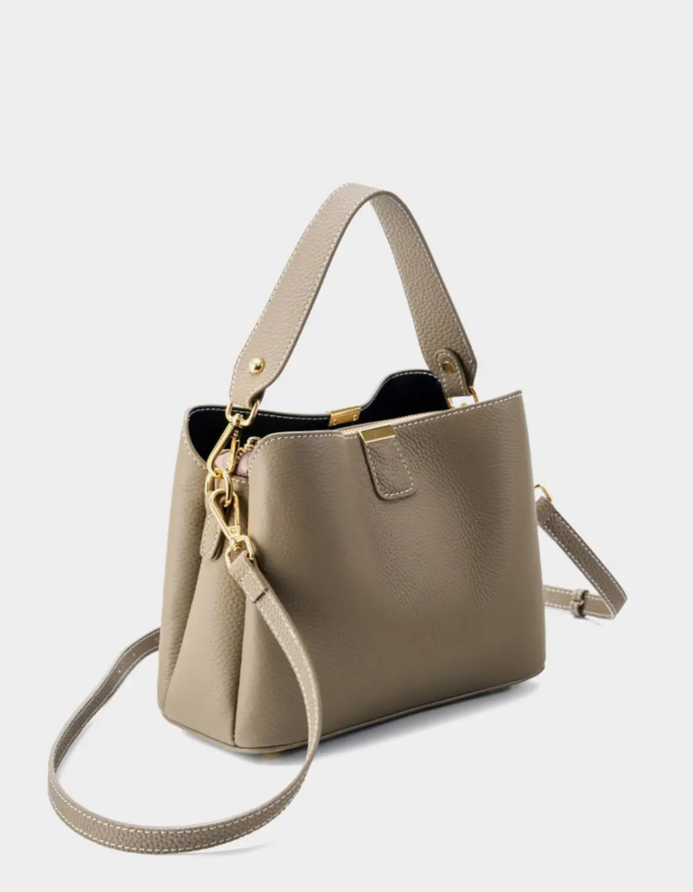 Genuine Leather Women's Bag Luxury Designer Shoulder Bag Large Capacity Cowhide Handbags High Quality Women Crossbody Bags