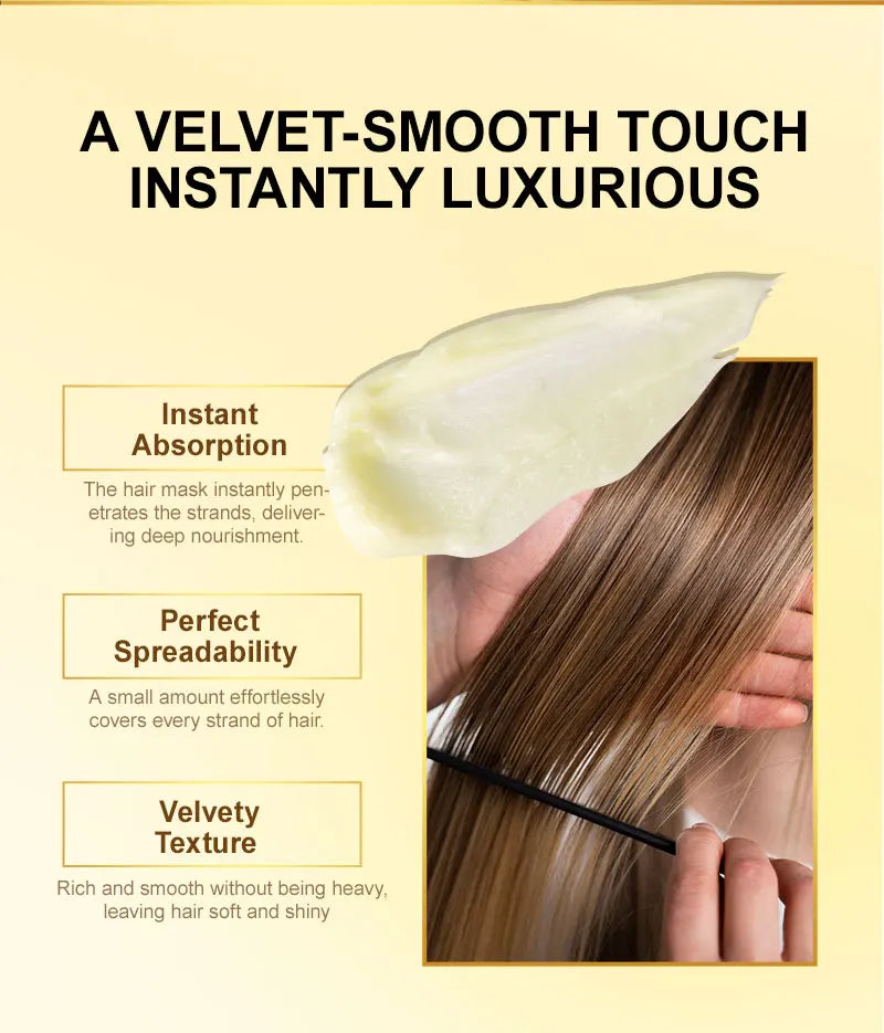 PURC Argan Oil Hair Mask Smoothing Repair Damaged Frizz Hair Treatment Straightening Nourishing Shine Hair Care 65g New Sales