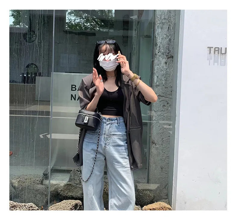 Women Square Handbags 2024 Summer Fashion Chains Crossbody Bags Texture PU Shoulder Bag Elegant Chic Mini Mobile Phone Bags