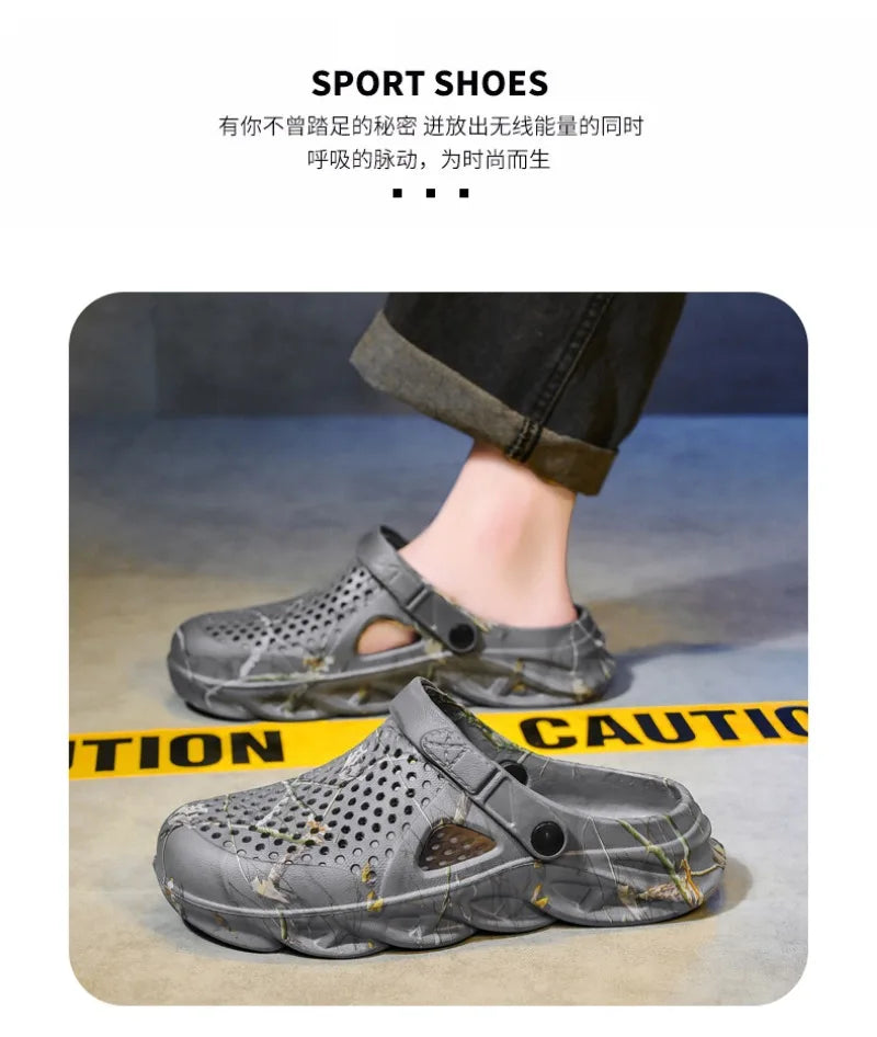 Plus Size 46 47 Summer Sandals for Men and Women Breathable EVA Beach Slippers Men Clogs Men Flip Flops Comfort Men Casual Shoes